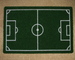 2. Preis: Fußabtretermatte in Fußballfeldform 2. Preis: Fußabtretermatte in Fußballfeldform