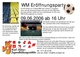 Einladung zur WM Eröffnungsparty
